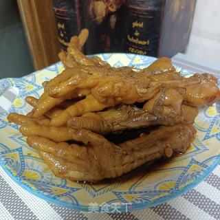 黄豆酱烧鸡爪的做法步骤：9