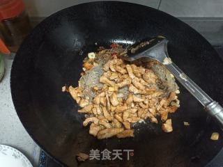 泡菜苕粉肉丝的做法步骤：7