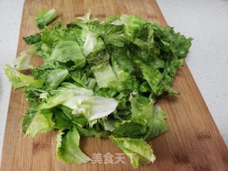 生菜火腿肠炒馒头的做法步骤：4