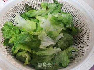 生菜火腿肠炒馒头的做法步骤：3