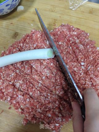 海米韭菜肉锅贴的做法步骤：4