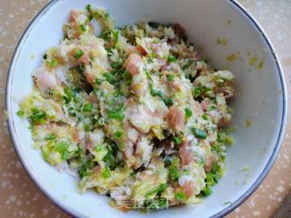 包菜鲜肉煎饺的做法步骤：7