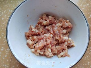 包菜鲜肉煎饺的做法步骤：1
