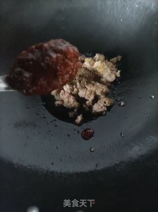 韭菜炒肉末的做法步骤：6