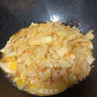 泡菜炒土豆片的做法步骤：6