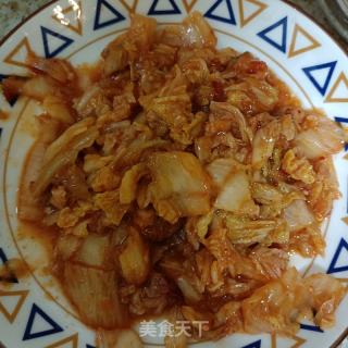 泡菜炒土豆片的做法步骤：1