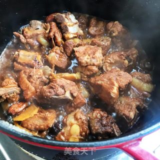 家常炖排骨的做法步骤：7