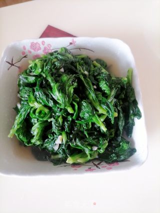 蒜香茼蒿的做法步骤：5