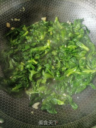 蒜香茼蒿的做法步骤：4