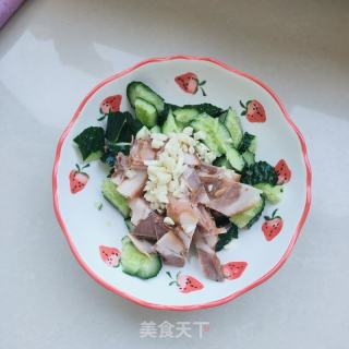 黄瓜拌猪头肉的做法步骤：5