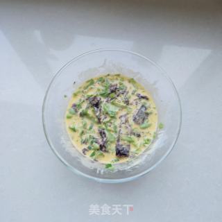 紫菜、茼蒿鸡蛋饼的做法步骤：5