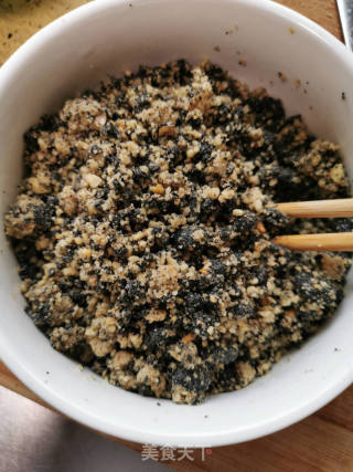 黑芝麻核桃粉的做法步骤：7