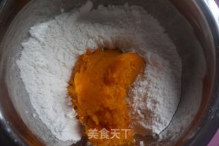 南瓜糯米球的做法步骤：4