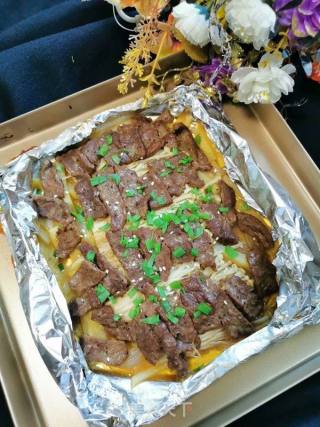 金针菇烤牛肉的做法步骤：11