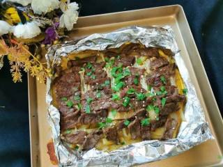 金针菇烤牛肉的做法步骤：9
