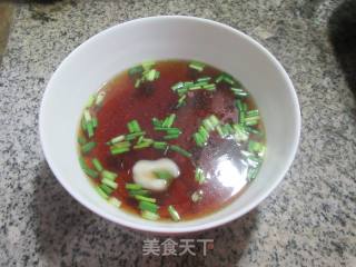 猪油香葱汤粉条的做法步骤：7