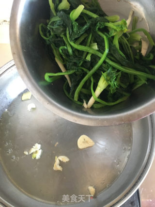 蒜蓉菠菜的做法步骤：4