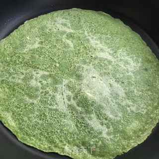 菠菜煎饼的做法步骤：6