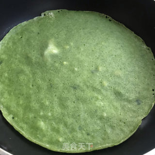 菠菜煎饼的做法步骤：5