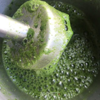 菠菜煎饼的做法步骤：2
