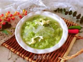 萝卜虾皮粉丝汤的做法步骤：13