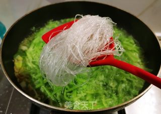 萝卜虾皮粉丝汤的做法步骤：8