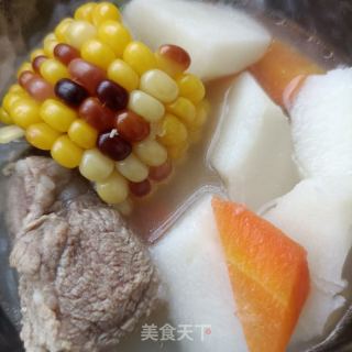 玉米山药排骨汤的做法步骤：15