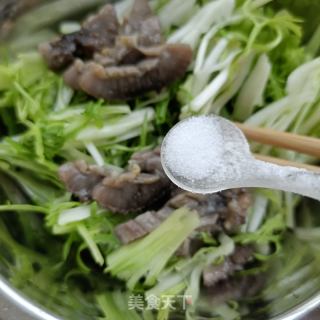 苦菊拌海参的做法步骤：6