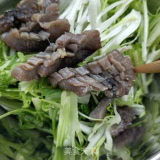 苦菊拌海参的做法步骤：5