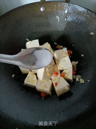 韭菜豆腐的做法步骤：6