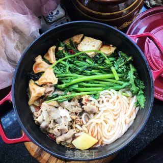 香辣牛肉卷炖菜的做法步骤：12