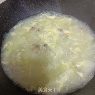 冬瓜蛤蜊汤的做法步骤：7
