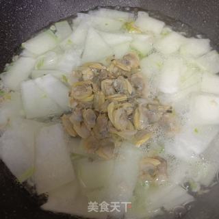 冬瓜蛤蜊汤的做法步骤：5
