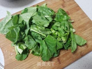 菜苔炒火腿肠的做法步骤：2
