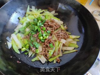莴笋炒牛肉的做法步骤：7