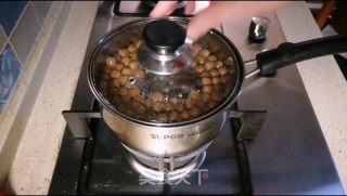 自制简版黑糖珍珠奶茶的做法步骤：7