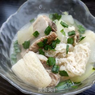 竹荪冬瓜排骨汤的做法步骤：12