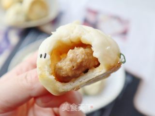 孩子最爱早餐水煎小笼❤️煎包子主食的做法步骤：17