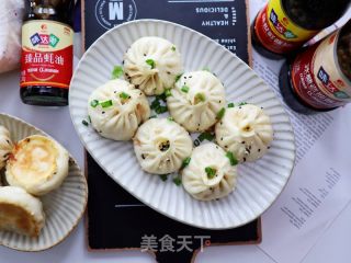 孩子最爱早餐水煎小笼❤️煎包子主食的做法步骤：16