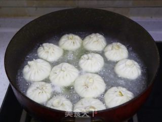孩子最爱早餐水煎小笼❤️煎包子主食的做法步骤：14