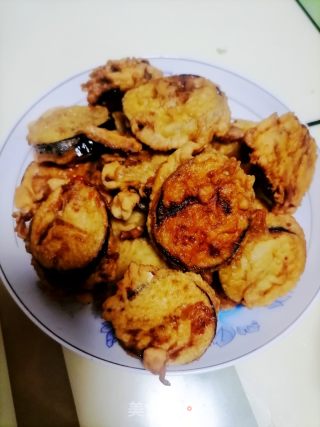 炸茄盒的做法步骤：7