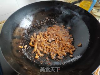 牛肉炒儿菜的做法步骤：7