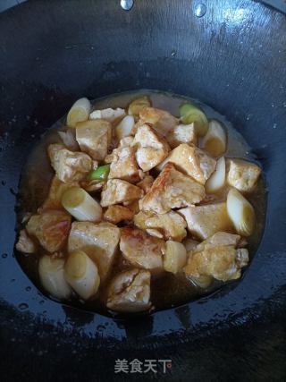 葱烧豆腐的做法步骤：12