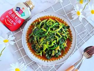 蒜蓉炒油菜的做法步骤：8