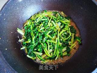 蒜蓉炒油菜的做法步骤：7
