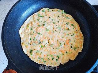 香葱胡萝卜饼的做法步骤：7