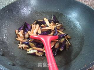 鱿鱼鲞炒茄子的做法步骤：14