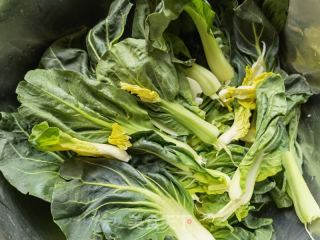 蒜蓉辣椒炒青菜的做法步骤：1