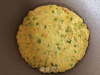 燕麦葱花荞麦鸡蛋煎饼的做法步骤：15