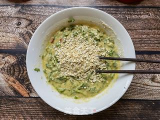 燕麦茼蒿荞麦鸡蛋煎饼的做法步骤：6